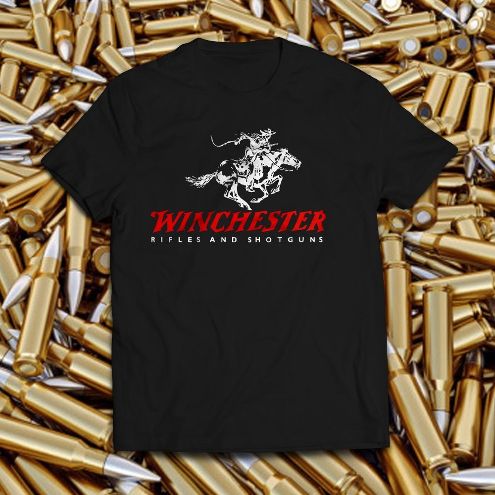 Winchester Rifles Black Range Tee Logo - Picture 1 of 2